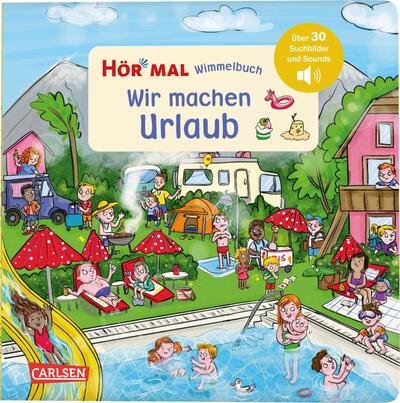 Cover für Hör mal Wimmelbuch - Wir machen Urlaub