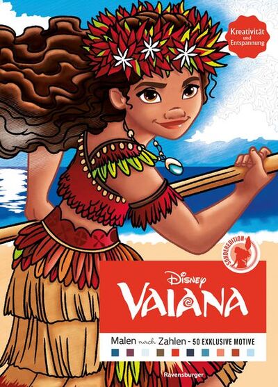 Cover für Disney Malen nach Zahlen: Vaiana