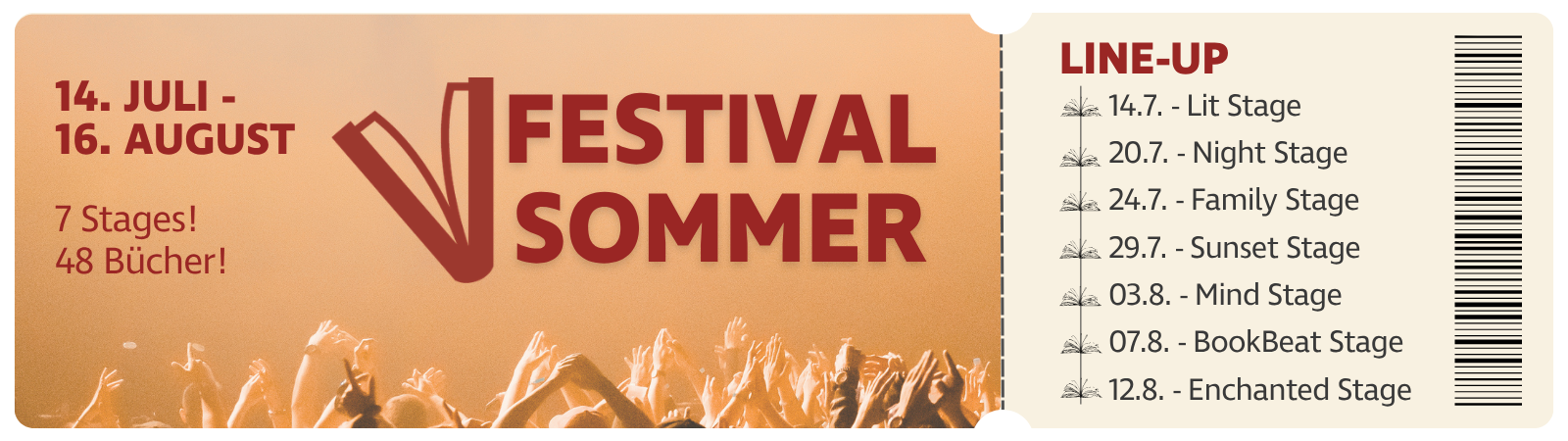 Logo für Bücher im Festivalrausch