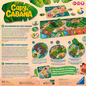Capy Cabana Rückseite der Spielebox